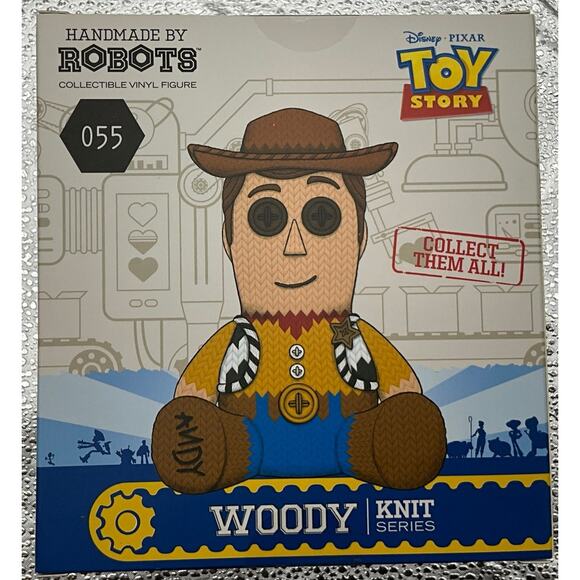 Sealed Handmade by Robots Knit Series #055 Disney Pixar Toy Story WOODY - Picture 3 of 8